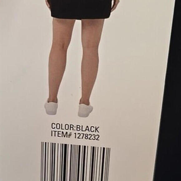 32 Degrees Cool Womens Elastic Waist Skirt Front Pockets Size Large Black (76-3) - Picture 3 of 9